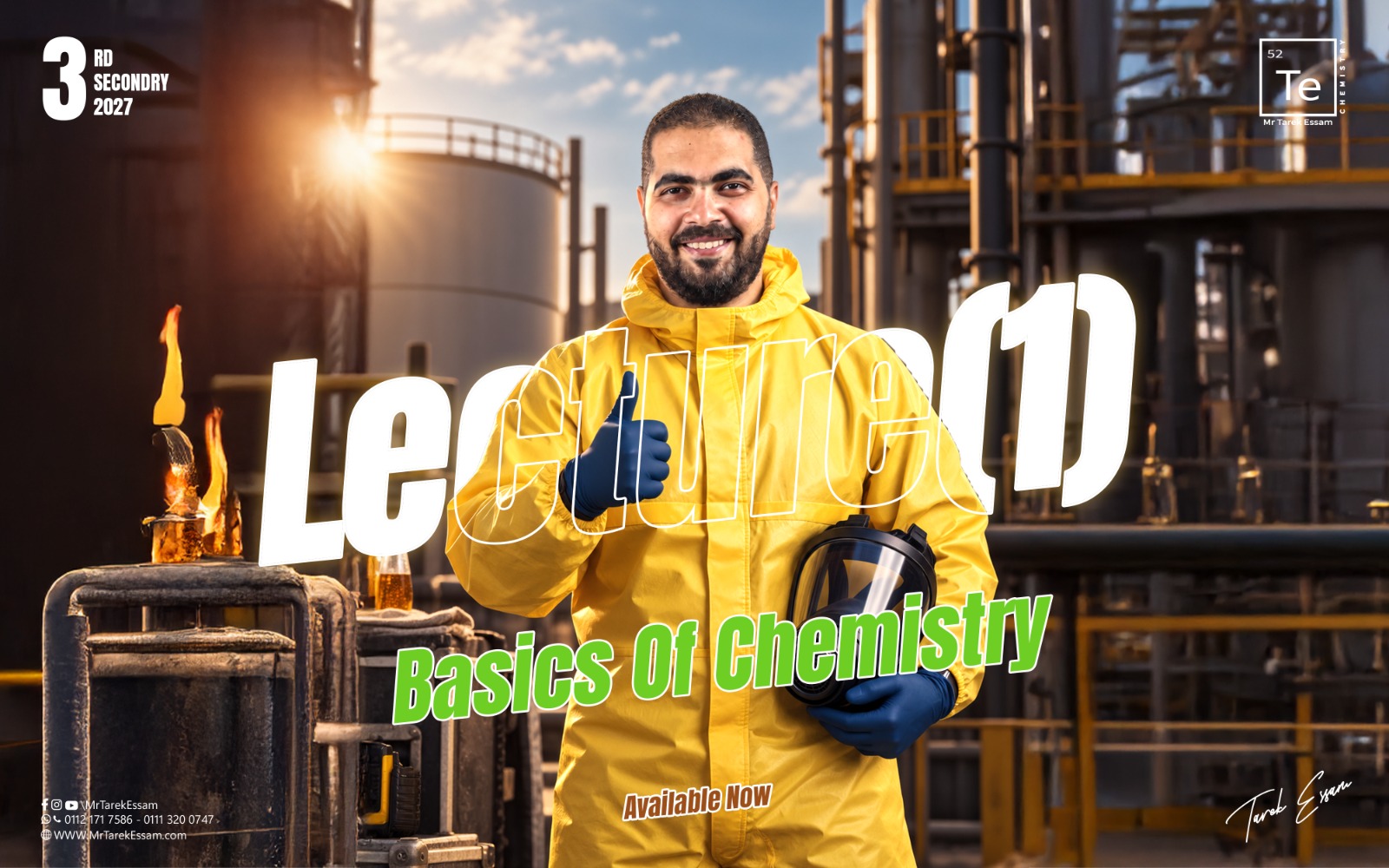 3rd Secondary – Lecture (01) – Basics of Chemistry.